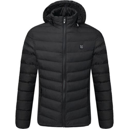 Winter USB Down Jackets Electric Heating Intelligent One-Button Thermal Ski Mountaineering Coat Mens Outdoor Jackets Women