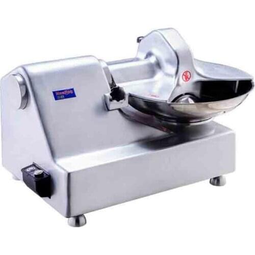 Stainless Steel Meat Mincer Commercial Chopped Meat & Vegetable Mixer 5.5L Full-automatic Meat Mincing Machine HLQ-8
