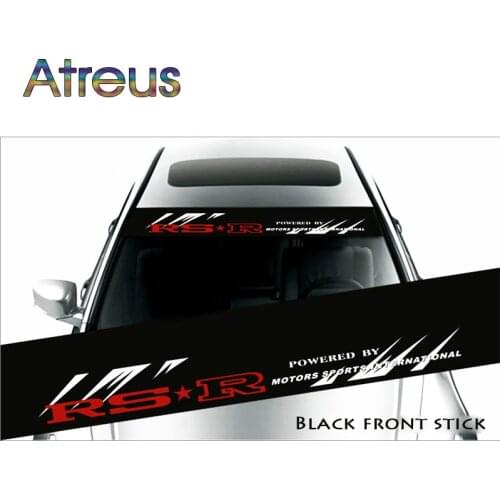 Auto Windshield Window Sunshade Decal Sticker for Toyota Avensis c-hr RAV4 Kia Rio Honda civic Hyundai tucson 2017 Accessories