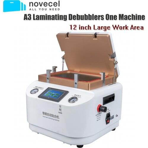 Novecel A3 All in one Vacuum LCD Screen Laminator for iPhone Huawei etc. Display Laminate and Bubble Removing Bonding Machine