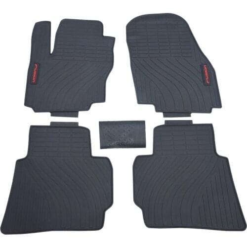 Rubber Car Floor Mats for 2007-2018 Year Ford Fusion No Odor Special Carpets Waterproof Front and Rear Seat Full Set
