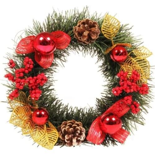 Christmas Kokinalı Conifer Wreath Door Ornament 24 cm1 Pcs christmas decorations рождественские украшения