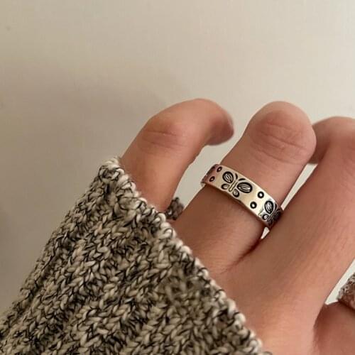 SALMOPH Women's Silver Rings
