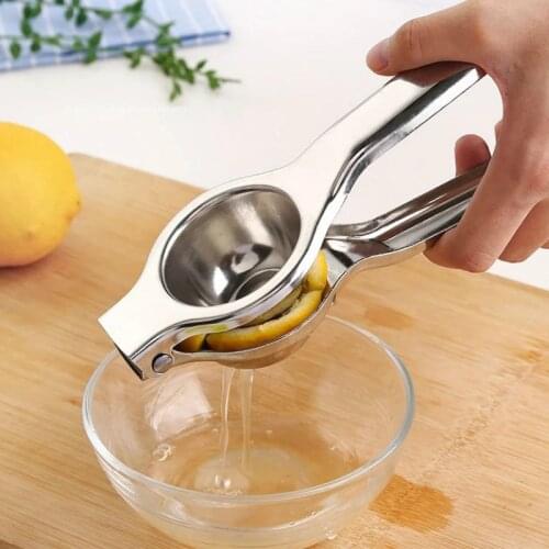 Lemon Squeezer Manual Small Orange Juicer Squeezer Press Stainless Steel Lemon Clip Squeezer Household Baby Fruit Kitchen Tool