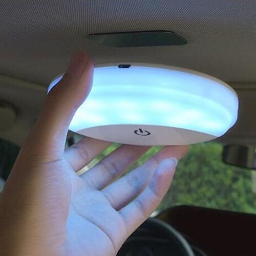 Universal Reading Light USB charge White Blue LED Interior Roof Doom Lamp Magnetic LED For Camping Hiking