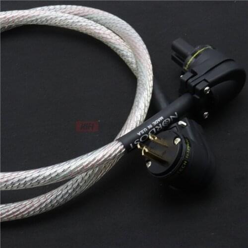 Yivosound 9core OCC Conductor Fiber Flagship Fever Upgrade Power Cord AC Power Cable 90Right Angle