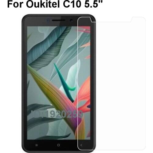 Oukitel C10 Tempered Glass Steel Film Front Protective Replacemant Part For Oukitel C10 Glass Screen Protector Mobile Phone Film