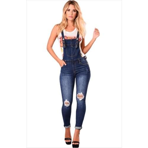 YYCZF High Waist Women Jeans Summer 2021 Street Casual With Ripped Hips And Straps With Rolled-up Feet Ankle-Length Jeans Femme