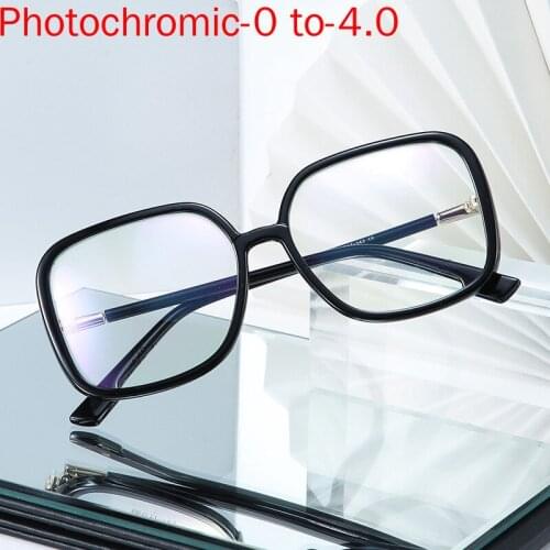 Women Photochromic Sunglasses Frame Fashion Optics Sunglasses Eyewear Vintage Men Transparent Glasses Myopia Eyewear UV400 NX
