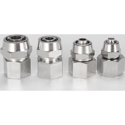 1/8" 1/4" 3/8" 1/2" BSP Female Pneumatic Pipe Hose Fitting Fast Twist Quick Coupler Connector Tube OD 4mm 6mm 8mm 10mm 12mm