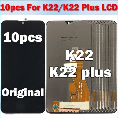 10 Piece/lot For LG K22 LCD LM-K200 Display Touch Screen Digitizer Assembly Replacement For LG K22 plus k22+ LCD LM-K200BAW LCD