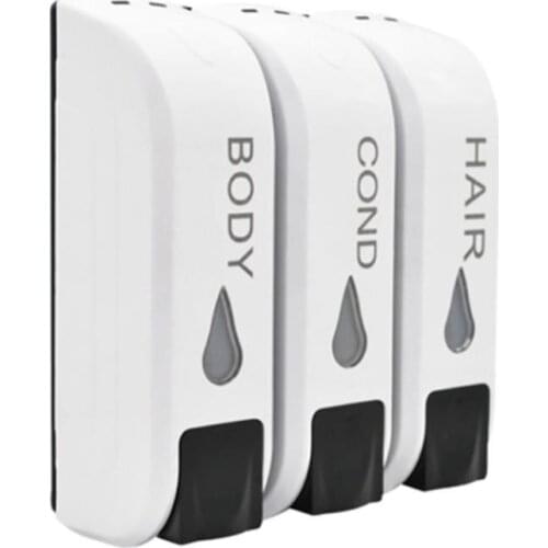 350ml Soap Dispenser Wall-mount Shower Bath Shampoo Dispenser Single/Double/Triple Liquid Soap Container Bathroom Accessories