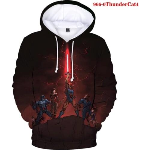 3d Printing Mens Hoodies ThunderCat Hoodie Oversized Sweatshirt Boys Hooded ThunderCat Vintage Hoodies Men 3d Streetwear 2021