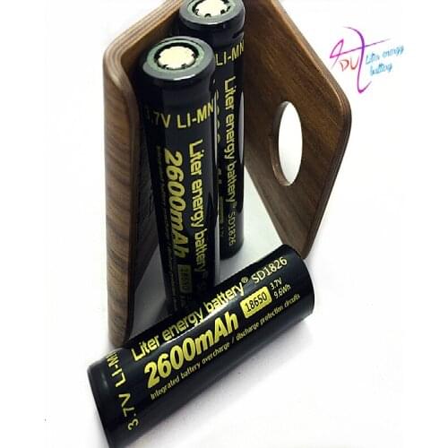 4 Pcs/lot New Original 18650 Wholesale 100% Authentic Liter Energy Battery 18650 3.7V 2600MAH Li-ion Battery for tablet pc inch