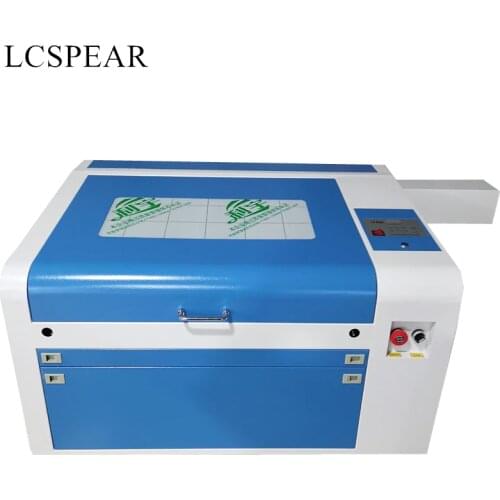 4060 RECI 100W CO2 laser engraving and cutting machine with liner rail free shipping to EU country inlcude customs duty and tax