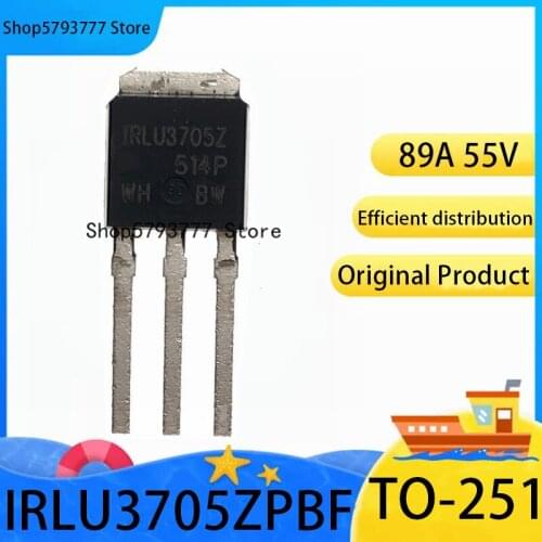 2PCS-20PCS IRLU3705ZPBF TO-251 IRLU3705Z TO251 Brand new original