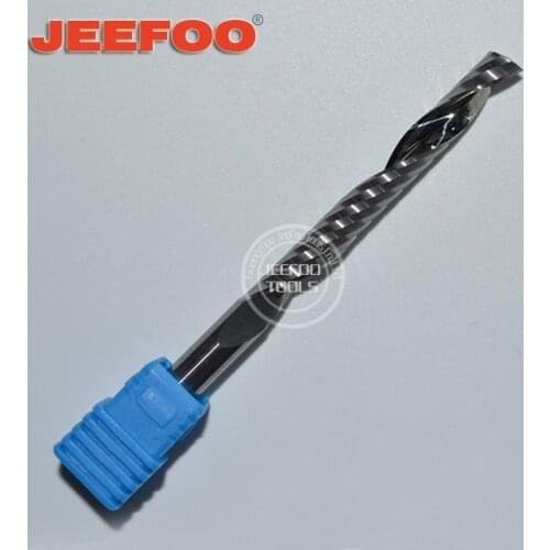 6*52 End Mill 6mm One flute spiral bits solid carbide milling cutter cnc router bits engraving tools A Series for woodworking