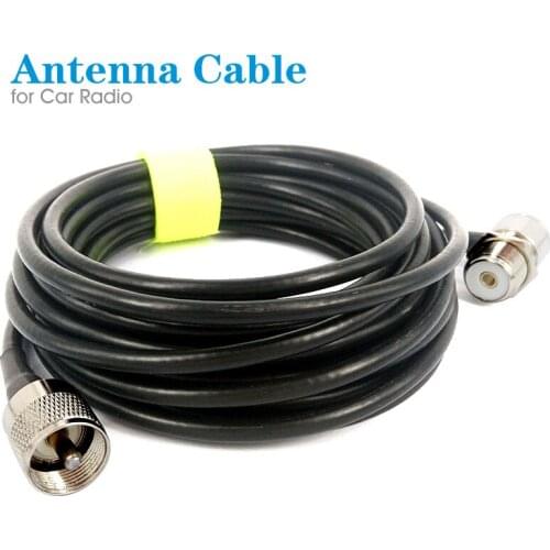 Car Radio 5M Antenna S0239 Connector KT-8900 Extension Cable Coaxial Cord SO239 PL259 Antenna Extension Cable