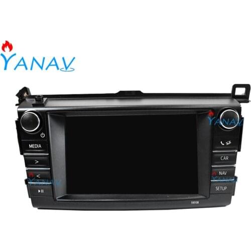 Car stereo GPS navigation audio interface for-Toyota RAV4 2015-2018 car video Android multimedia system player radio interface