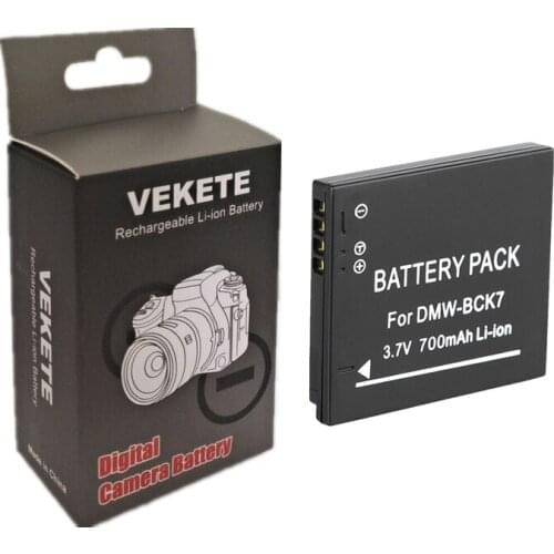 BATTERY FOR Panasonic DMW-BCK7, DMW-BCK7E, DMW-BCK7PP, NCA-YN101F, VW-BCK7 DMC-FT30 /FT40 DMC-FS45 DMC-FX90