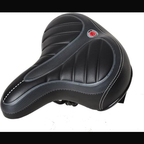 BIKIGHT Anti-slip Anti-vibration Comfortable Soft Double Spring Steel Skeleton Base Bike Saddles