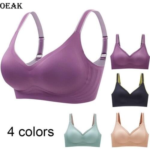 Push Up Bralette Underwear Seamless Bras For Women Cooling Gathers Shock-proof Female Intimate Comfortable Bra BH