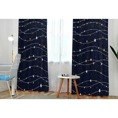 Homessa Star Children 'S Room Backdrop Curtain