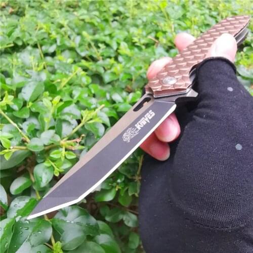 Exquisite Folding Knife, Fruit Knife, Outdoor Camping Jungle Survival Tool, Sharp Stainless Steel Pocket Knife, High Hardness