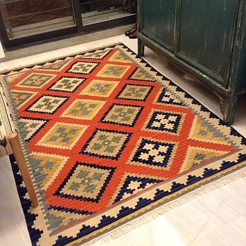 Kilim Kilim hand weaving wool carpets living room sofa coffee table rugs exotic national wind turkey 19gc149yg4