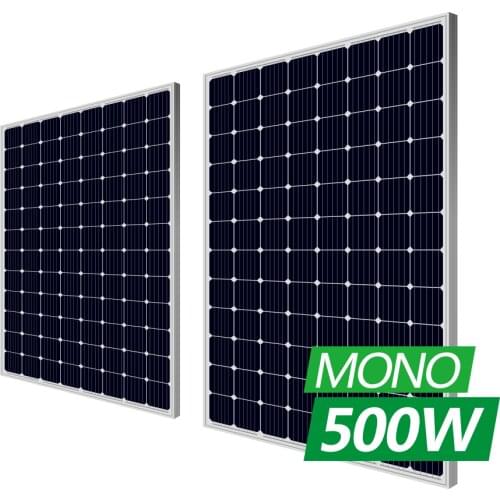 China Manufacturer Mono 96 cells solar panels 500W pv module factory good Price with CE TUV certificate
