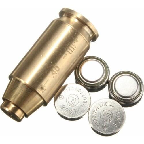 Red Dot Laser Bore Sighter CAL.45 ACP Brass Boresighter Cartridge With Electronic For Rifle Hunting Accessories