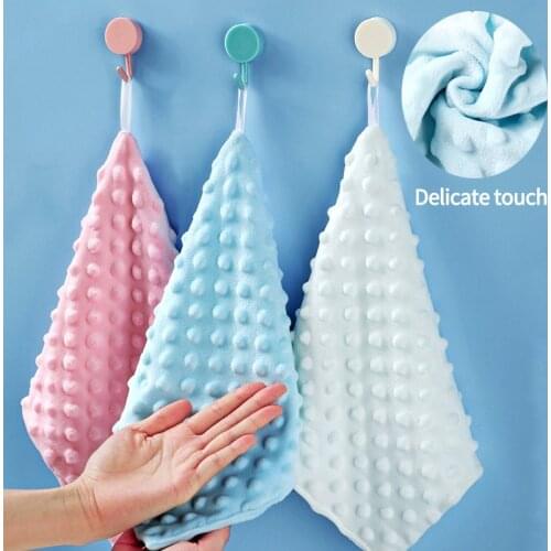 Microfiber Kitchen Towel Hand Towels Dish Cloths Thickened Cleaning Cloth Household Cleaning Tools Kitchen Accessories