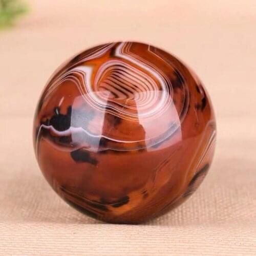 Natural Silk Agate Ball Mixed Gemstone Rock And Minerals Crystal Stone For Chakra Healing fengshui decortion