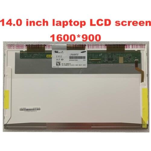 Laptop LCD LTN140KT04 B140RW03 V.0 V.1 LTN140KT01 LTN140KT07 LP140WD1 TLM1 D1 N140O6-L02 1600*900 40pins