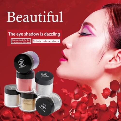 PMA Metallic Diamond Eyeshadow Pearlescent,Shining Metal Eye Shadow Powder Palette ,Body Glitter,For Professional Stage Makeup