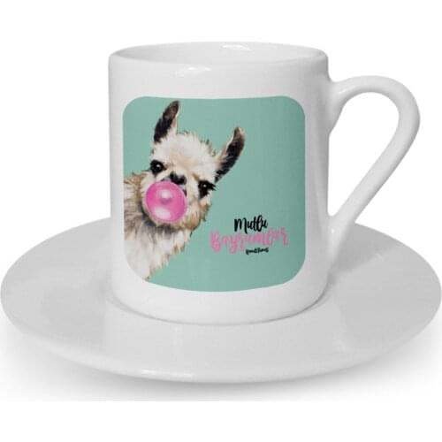 Personalized Happy Holidays Design Turkish coffee Cup-2