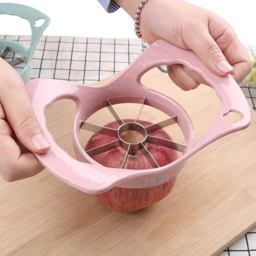 Apple Cutter Vegetable Fruit Tools Kitchen Accessories Comfort Handle Gadget Kitchen Gadgets Stainless steel Divider