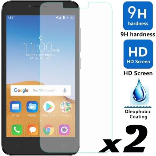 2pcs/lot Tempered Glass Screen Protector Explosion-proof Bubble Free Slim Thin Front Protective Films For Alcatel Tetra 5041C