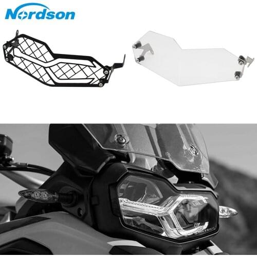 Nordson Motorcycle Headlight Cover Protection Grille Mesh Guard For BMW F850GS F750GS 2018 2019 Accessories