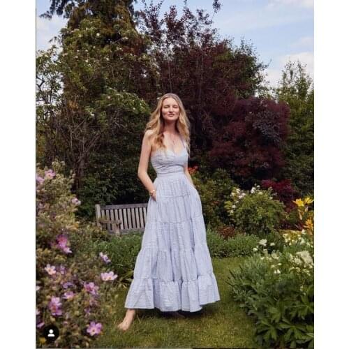 High 2021SS Summer Quality Women Hollow Vest Sleeveless Dress For Ladies Ddxgz2v 6.28