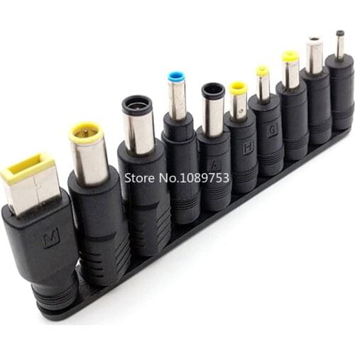 1Set(10Pcs) Universal DC Power Jack Plug for Notebook Laptop Charger Supply Adapter Connector