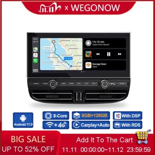 360 Panoramic Camera 6G+128G Android 10.0 Car DVD Player GPS Map WIFI Bluetooth 5.0 RDS Radio For Porsche Cayenne 2010-2016 2017