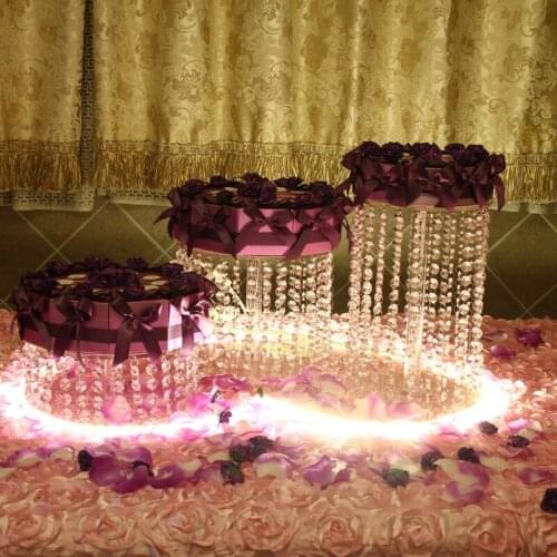 3PCS Acrylic Cupcake Stand Cup Cake Tower Tree wedding decoration table centerpiece crystal cake holder D20,20,30,H35,25,15