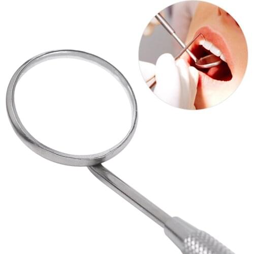 3Pcs Stainless Steel Instruments Dental Tool Mouth Mirror Probe Plier Tweezer Teeth Clean Hygiene Kit For Oral Examination Clean