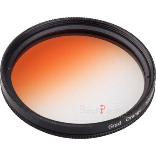 43mm Camera Filter for Samsung 45mm f/1.8/Fujifilm XF 35mm f/2 R WR Gradient Full Red Orange Yellow Green Blue Purple ND2 4 8