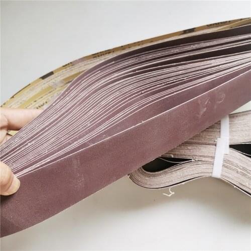 10 pieces 50x1220mm A/O Abrasive Sanding Belts 2"*48" P60-600 Coarse to Fine Grinding Belt Grinder Accessories