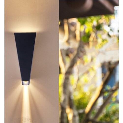 Aluminum Arandela LED Wall Light Fixtures Waterfool Outdoor Sconce Wall Lamp Bedroom Living Room Stair Indoor Lighting Wandlamp