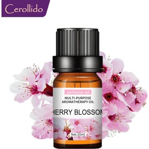 Cherry Blossom Perfume Oil Essential Oil 10ml For Diffuser Fragrance DIY Soap Making Fresh Air Lavender Peppermint