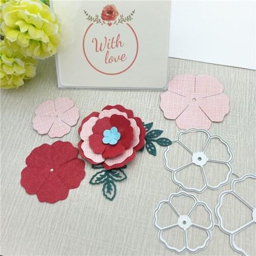 Petals DIY Scrapbooking Photo Album Paper Card Craft Cute Embossing Metal Cutting Dies Stencils Scrapbooking