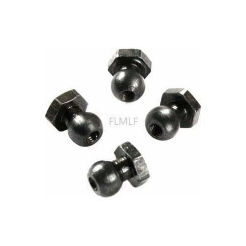 Metal Balance Bar Direction Ball 4pc for 1/5 HPI ROVAN ROFUN KM BAJA 5B 5T 5SC Buggy 2.0 Rc Car Parts